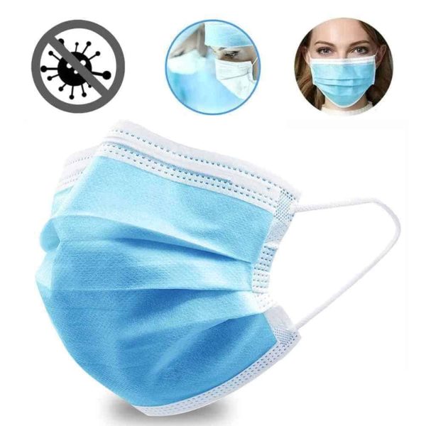 Surgical Protective Face Masks, 3-Ply (2)